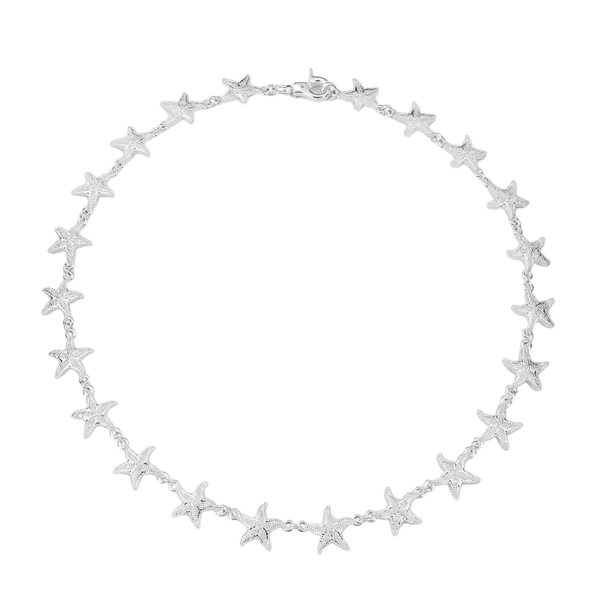 Cas Deià STARFISH NECKLACE Necklaces One Size / Silver 42090647224504
