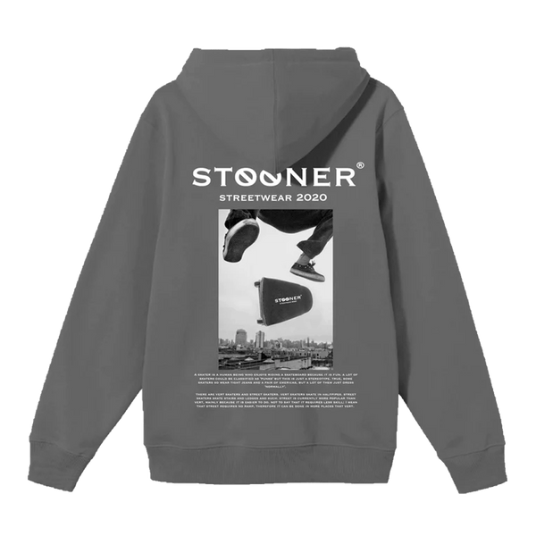 Stooner SKATER DESIGN - CHARCOAL Hoodies