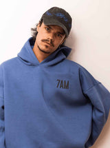 7 AM APOLO BLUE LIMITED UNITS Hoodies One Size / Navy Blue 43427706568861
