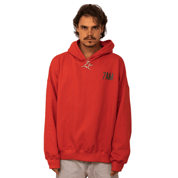 7 AM APOLO RED LIMITED UNITS Hoodies One Size / Red 43427729506461