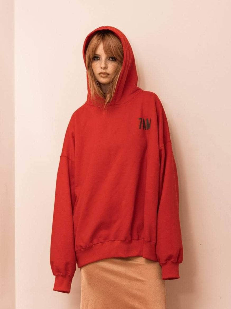 7 AM APOLO RED LIMITED UNITS Hoodies One Size / Red 43427729506461