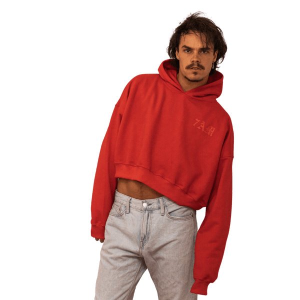 7 AM CORAL CROP LIMITED UNITS Hoodies One Size / Coral 43427719381149