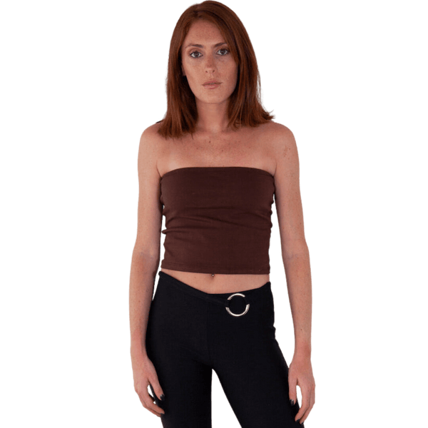 7 AM MOKA TOP Tops One Size / Brown 40591317565597