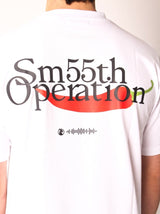 SM55TH OPERATION TEE - WHITE