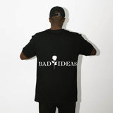 Bad Ideas TEE "BAD ROSE" Camisetas S / Negro 44039871496493