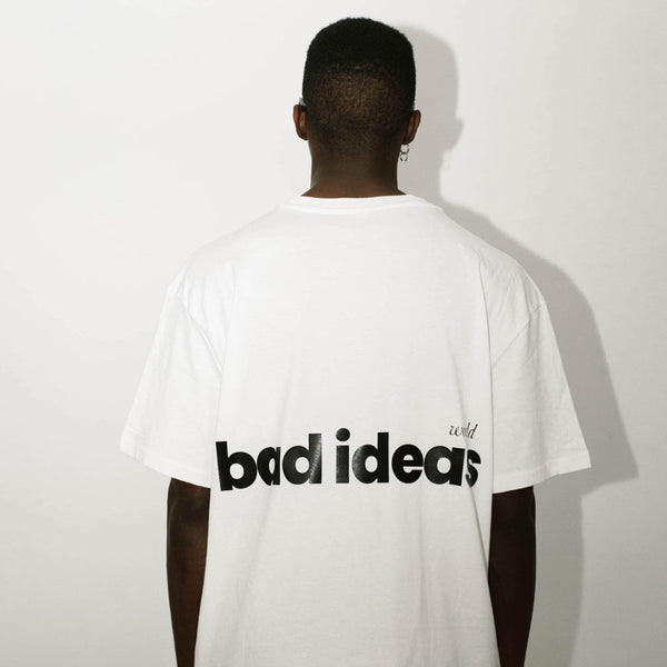 Bad Ideas TEE "FOR BAD IDEATORS" Camisetas S / Blanco 44040039366957
