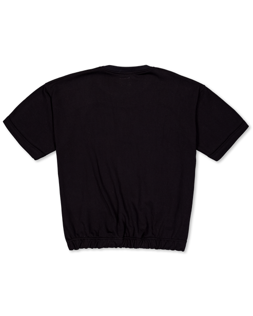 LUXURY BLACK FRENCH TERRY 300 GSM TEE