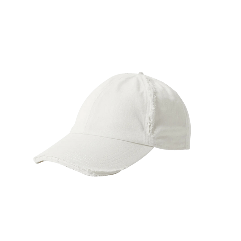 Bleu Ciel DESTRUCTION CAP Caps One Size / Off White 46710733832517