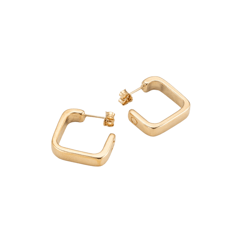 Cas Deià QUADRO EARRINGS Earrings Gold / One Size 47256916721997