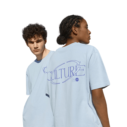 Culture Limited BLUE ESSENTIALS TEE Tees