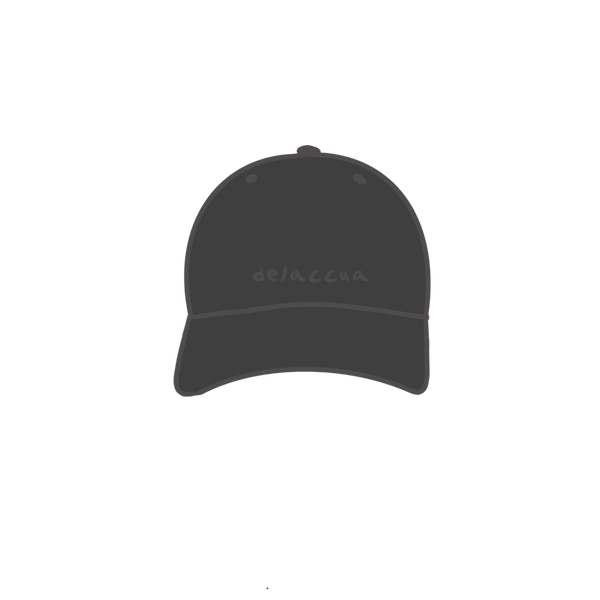 Delaccua ASPHALT CAP Caps One Size / Black 46631286079823