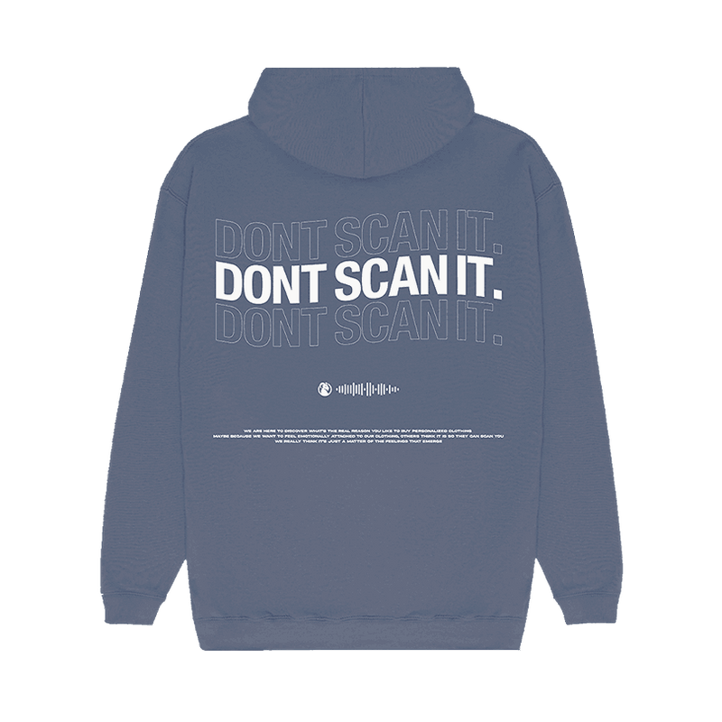 DON'T SCAN HOODIE - AIRFORCE BLUE