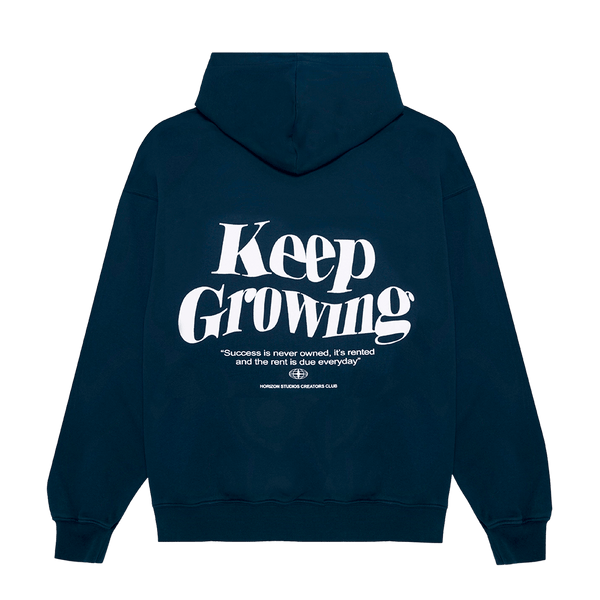 Horizon NAVY "KEEP GROWING" HOODIE Hoodies