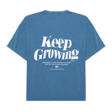 Horizon STEEL BLUE "KEEP GROWING" TEE Tees