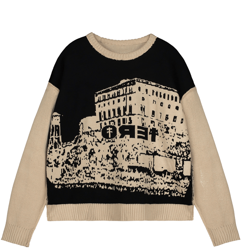 IERO FEDERAL PRISION KNITTED BEIGE Sweaters