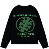 IERO FEDERAL PRISION KNITTED BLACK Sweaters