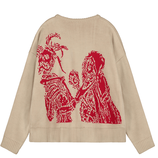 IERO JUDGAMENT KNITTED BEIGE Sweaters