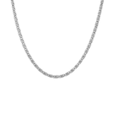 Lost Gen Club NUSA CHAIN Necklaces 50 cm / Silver NUS-NEC-SIL