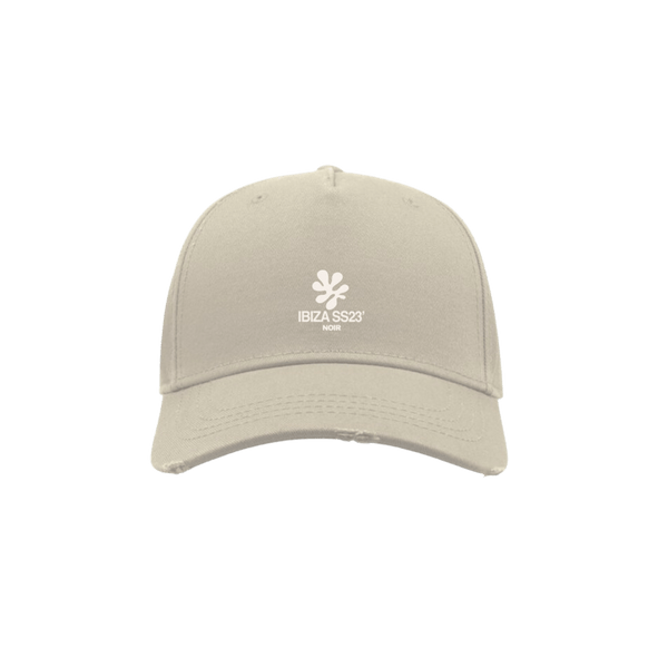 NoirShop RIPPED CAP "SUMMER IN IBIZA" Caps One Size / Grey