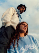 NWHR NOWHERE BABY BLUE SWEATER Sweaters