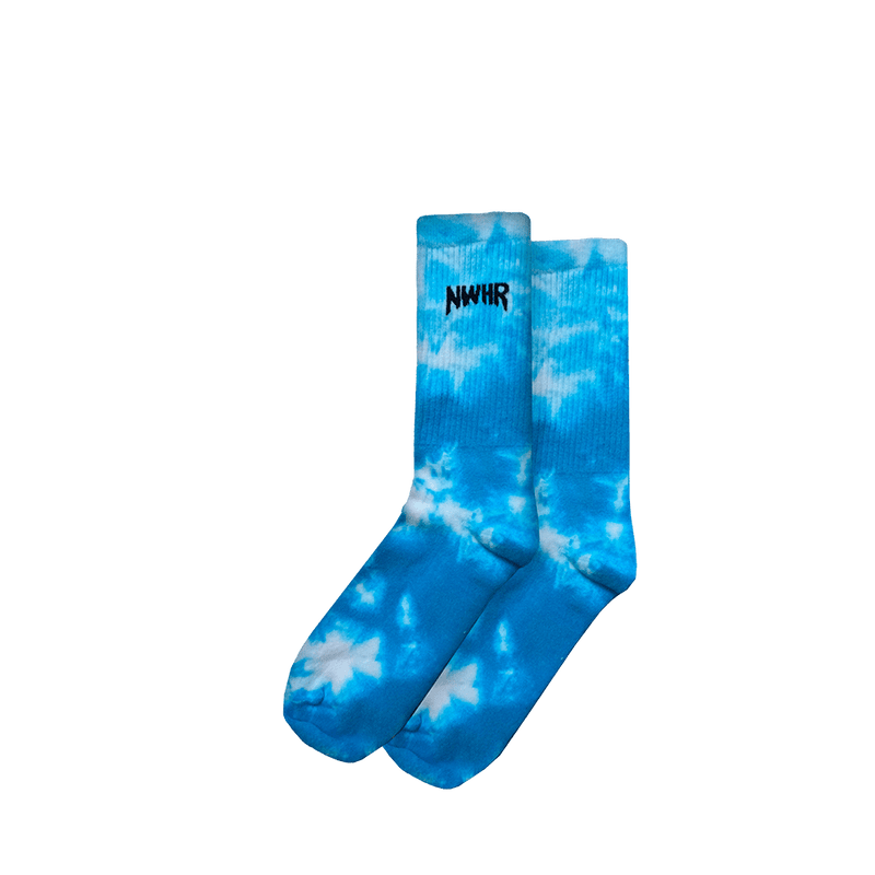 NWHR TIE DYE BLUE Socks