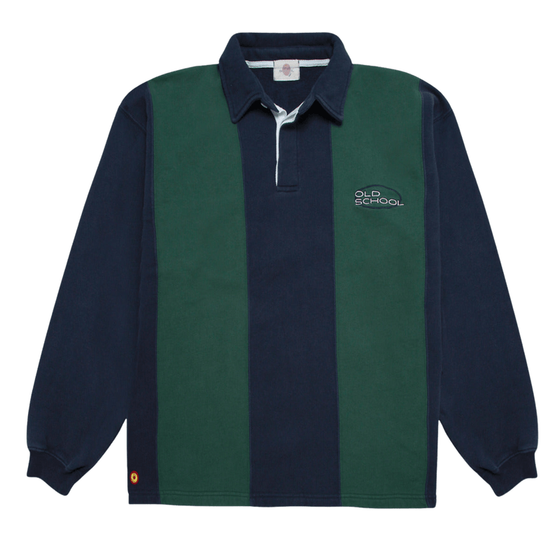 Old School SUDAPO OVERSIZE BLUE-GREEN Polos