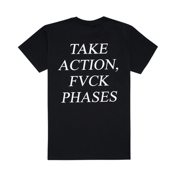 Takkra TAKE ACTION T-SHIRT Camisetas S / Negro TSTKBLSxx